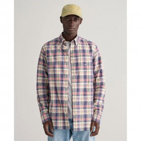 карирана,риза,мъжки,ризи,gant,linen,check,long,sleeve,shirt,multicolor