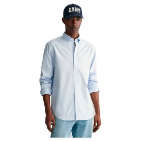 риза,с,дълъг,ръкав,мъжки,ризи,gant,reg,pinpoint,oxford,long,sleeve,shirt,blue