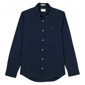 риза,с,дълъг,ръкав,мъжки,ризи,gant,slim,pinpoint,oxford,long,sleeve,shirt,marine,(blue)
