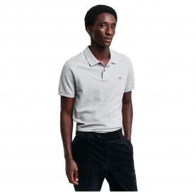 мъжки,блузи,с,яка,gant,slim,shield,short,sleeve,polo,grey,(grey,melange)