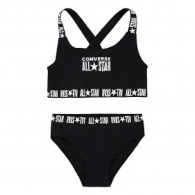 Converse kids Core Logo bikini - Black (Black) детски,бански,костюми,converse,kids,core,logo,bikini,black,(black)