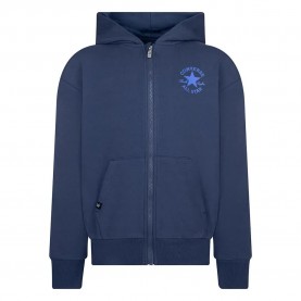Детска блуза Converse kids Sustainable Core full zip sweatshirt - Blue (Navy) детска,блуза,детски,блузи,converse,kids,sustainable,core,full,zip,sweatshirt,blue,(navy)
