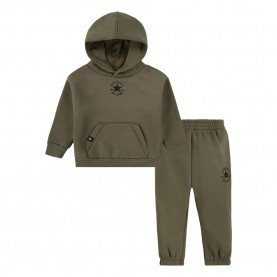 Детски анцуг Converse kids Sustainable Core tracksuit - Green (Utility) детски,анцуг,детски,анцузи,converse,kids,sustainable,core,tracksuit,green,(utility)