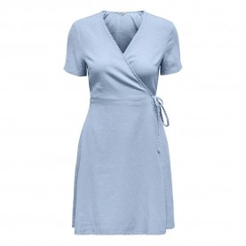 рокля,дамски,поли,и,рокли,only,addiction,caro,short,sleeve,short,dress,cashmere,blue,(blue)