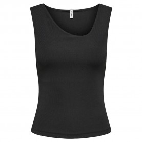тениска,дамски,тениски,only,clare,sleeveless,t,shirt,black,(black)