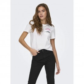 тениска,дамски,тениски,only,polli,life,short,sleeve,t,shirt,bright,white,print,flamingo,(white)