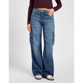 панталони,дамски,панталони,lee,slouch,cargo,pants,blue