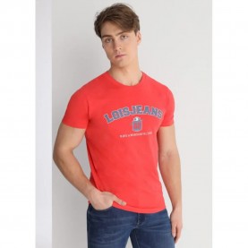 тениска,мъжки,тениски,lois,jeans,62,short,sleeve,t,shirt,red,(red)