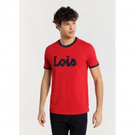 тениска,мъжки,тениски,lois,jeans,density,short,sleeve,t,shirt,red,(red)