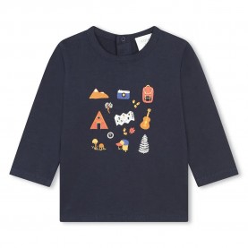 Тениска Carrement beau Y30286 long sleeve T-shirt - Grey (Marine) тениска,мъжки,тениски,дамски,тениски,carrement,beau,y30286,long,sleeve,t,shirt,grey,(marine)