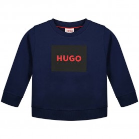 Блуза HUGO G00163 sweatshirt - Blue (Medieval Blue) блуза,детски,блузи,hugo,g00163,sweatshirt,blue,(medieval,blue)