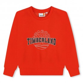 Блуза Timberland T60315 sweatshirt - Red (Tangello) блуза,детски,блузи,timberland,t60315,sweatshirt,red,(tangello)