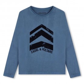 Тениска Zadig & voltaire X60181 long sleeve T-shirt - Blue (Abroad) тениска,мъжки,тениски,дамски,тениски,zadig,&,voltaire,x60181,long,sleeve,t,shirt,blue,(abroad)