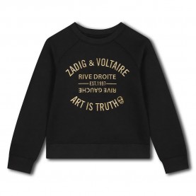 Блуза Zadig & voltaire X60217 sweatshirt - Black (Black) блуза,детски,блузи,zadig,&,voltaire,x60217,sweatshirt,black,(black)