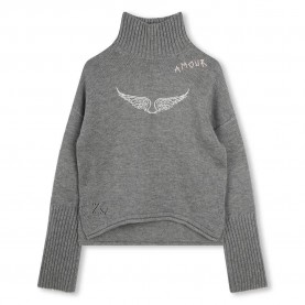 Блуза Zadig & voltaire X60230 sweater - Grey (Chine Gray) блуза,мъжки,пуловери,дамски,пуловери,zadig,&,voltaire,x60230,sweater,grey,(chine,gray)