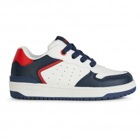 Маратонки Geox J45LQB05411 Washiba trainers - Blue (White / Navy) маратонки,мъжки,маратонки,дамски,маратонки,geox,j45lqb05411,washiba,trainers,blue,(white,navy)