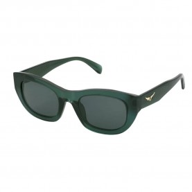 Слънчеви очила Zadig&voltaire SZV408 woman sunglasses - Green (Shiny Transp. Bottle Green) слънчеви,очила,слънчеви,очила,zadig&voltaire,szv408,woman,sunglasses,green,(shiny,transp.,bottle,green)