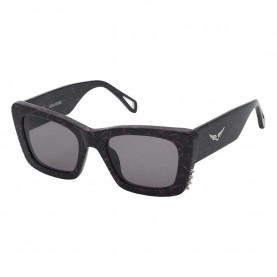 слънчеви,очила,слънчеви,очила,zadig&voltaire,szv411v,woman,sunglasses,violet,marble,(purple)
