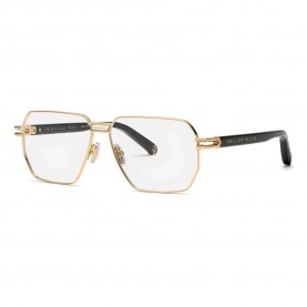 Philipp plein VPP114M glasses - Black / Golden (Shiny Total Rose Gold) очила,philipp,plein,vpp114m,glasses,black,golden,(shiny,total,rose,gold)