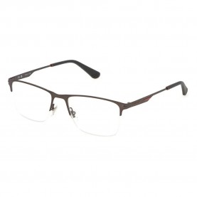 Police VPLN18 glasses - Brown (Shiny Gun W / Sandblasted And / Or Matt Part / 560584) очила,police,vpln18,glasses,brown,(shiny,gun,w,sandblasted,and,or,matt,part,560584)