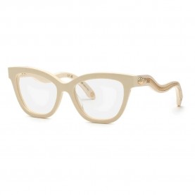 Roberto cavalli VRC072 woman glasses - Beige (Shiny Full Cream) очила,roberto,cavalli,vrc072,woman,glasses,beige,(shiny,full,cream)