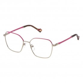 очила,yalea,vya135,woman,glasses,sh.red,gold,w,coloured,parts,530h60,(red)