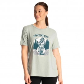 тениска,дамски,тениски,klim,adventure,short,sleeve,t,shirt,blue,(dusty,blue,deep,lagoon)