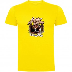 тениска,мъжки,тениски,kruskis,achin,bones,short,sleeve,t,shirt,yellow