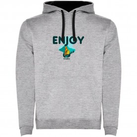 суичър,мъжки,пуловери,kruskis,enjoy,bicolor,hoodie,grey,(heather,grey,black)