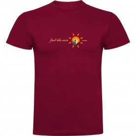 тениска,мъжки,тениски,kruskis,feel,the,sun,short,sleeve,t,shirt,dark,red,(red)
