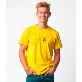 тениска,мъжки,тениски,kruskis,feel,the,sun,short,sleeve,t,shirt,yellow,(yellow)