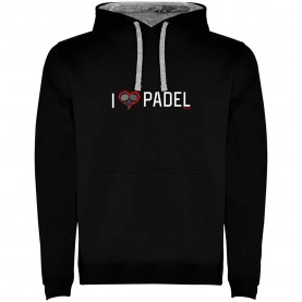 суичър,мъжки,пуловери,kruskis,i,love,padel,bicolor,hoodie,black,(black,grey)
