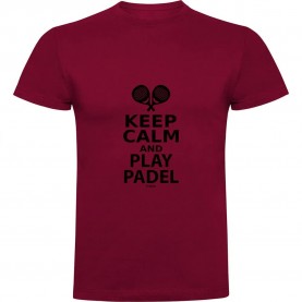 тениска,мъжки,тениски,kruskis,keep,calm,and,play,padel,short,sleeve,t,shirt,red,(dark,red)