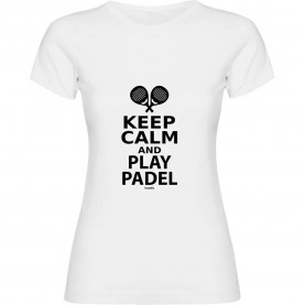 тениска,дамски,тениски,kruskis,keep,calm,and,play,padel,short,sleeve,t,shirt,white