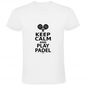 тениска,мъжки,тениски,kruskis,keep,calm,and,play,padel,short,sleeve,t,shirt,white