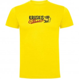 тениска,мъжки,тениски,kruskis,logo,classic,short,sleeve,t,shirt,yellow