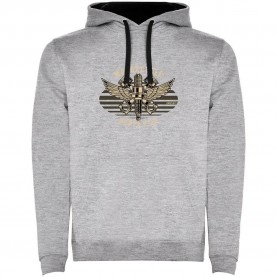 суичър,мъжки,пуловери,kruskis,motorcycle,supply,bicolor,hoodie,heather,grey,black,(grey)