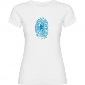 тениска,дамски,тениски,kruskis,padel,fingerprint,short,sleeve,t,shirt,white