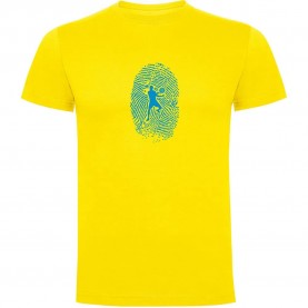 тениска,мъжки,тениски,kruskis,padel,fingerprint,short,sleeve,t,shirt,yellow