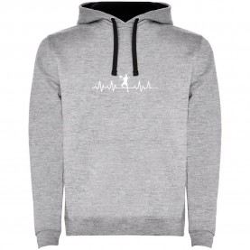 суичър,мъжки,пуловери,kruskis,padel,heartbeat,bicolor,hoodie,heather,grey,black,(grey)