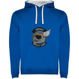суичър,мъжки,пуловери,kruskis,safety,first,bicolor,hoodie,royal,blue,white,(blue)