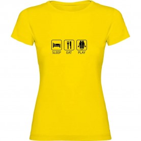 тениска,дамски,тениски,kruskis,sleep,eat,and,play,padel,short,sleeve,t,shirt,yellow,(yellow)