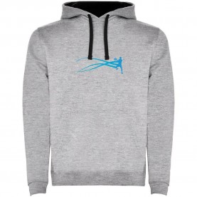 суичър,мъжки,пуловери,kruskis,stella,padel,bicolor,hoodie,heather,grey,black,(grey)