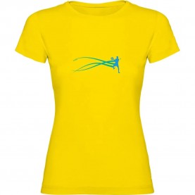 тениска,дамски,тениски,kruskis,stella,padel,short,sleeve,t,shirt,yellow