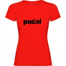 тениска,дамски,тениски,kruskis,word,padel,short,sleeve,t,shirt,red