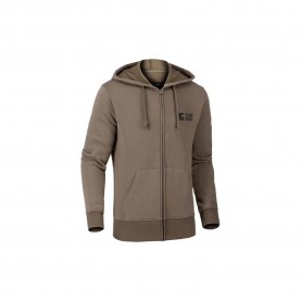 блуза,мъжки,пуловери,clawgear,logo,full,zip,sweatshirt,brown,(grey,brown)