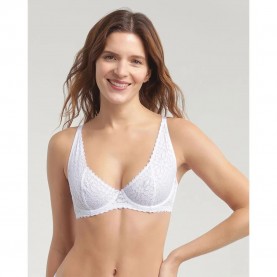 дамско,бельо,дамски,бикини,и,танкини,dim,paris,daily,dentelle,bra,white
