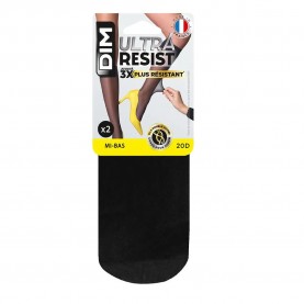 дамски,чорапогащи,и,клинове,dim,paris,ultra,resist,20,deniers,knee,high,stockings,2,pairs,black,(black)