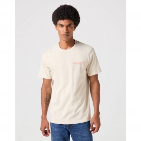 тениска,мъжки,тениски,wrangler,graphic,short,sleeve,t,shirt,white,(beige)