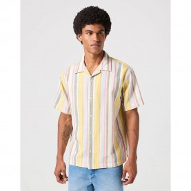 риза,с,къс,ръкав,мъжки,ризи,wrangler,resort,short,sleeve,shirt,yellow,(multi,stripe)